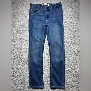 Levis Jeans Boys 14 Slim 511 Performance Regular Wash Adjustable Waist Denim